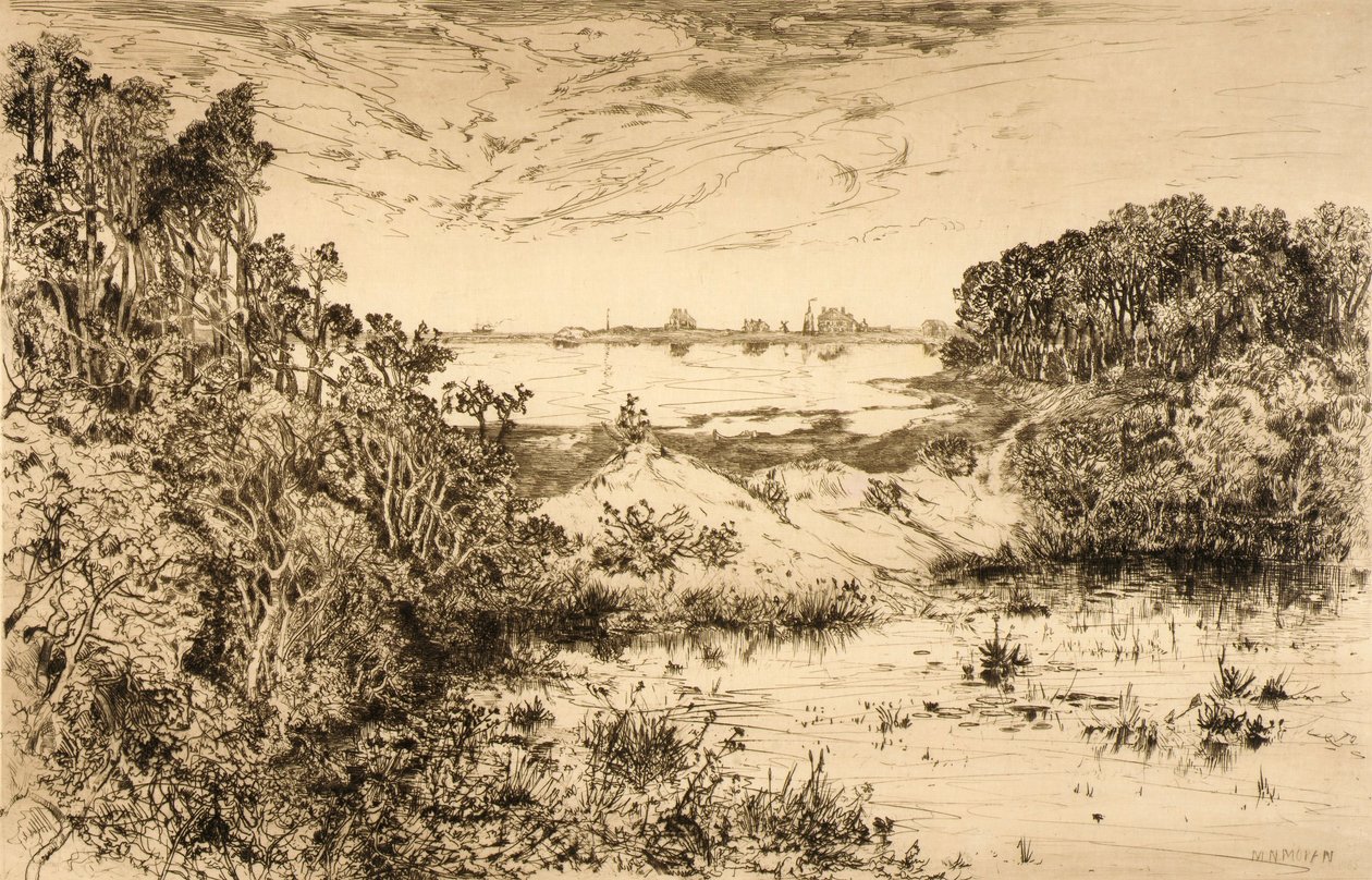 Med blikket rettet mod havet af Mary Nimmo Moran