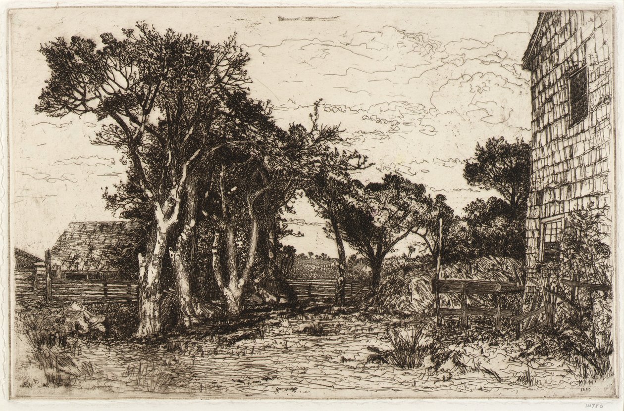 Den gamle gård af Mary Nimmo Moran