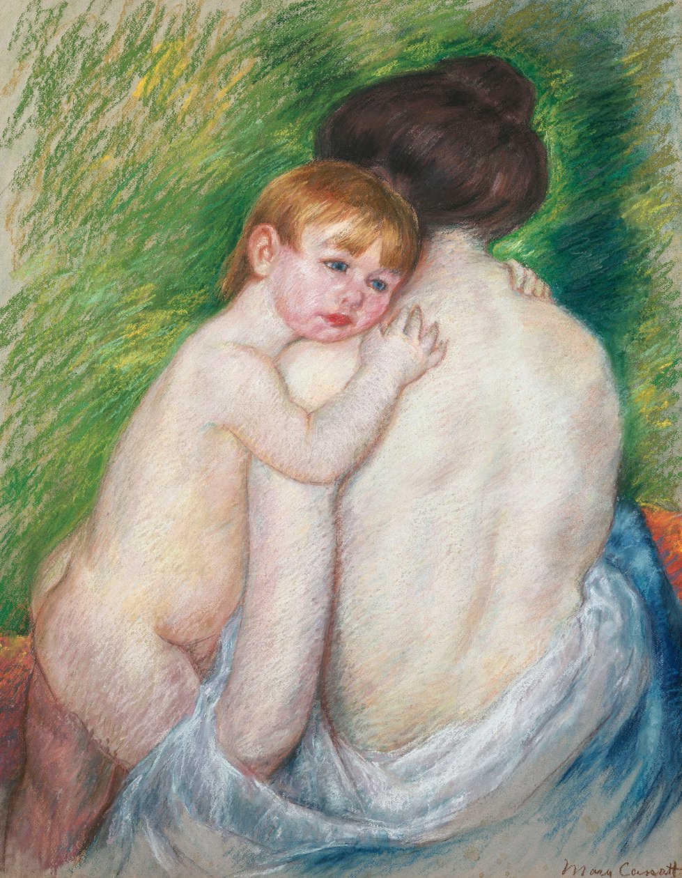Den bare ryg, 1906 af Mary Cassatt