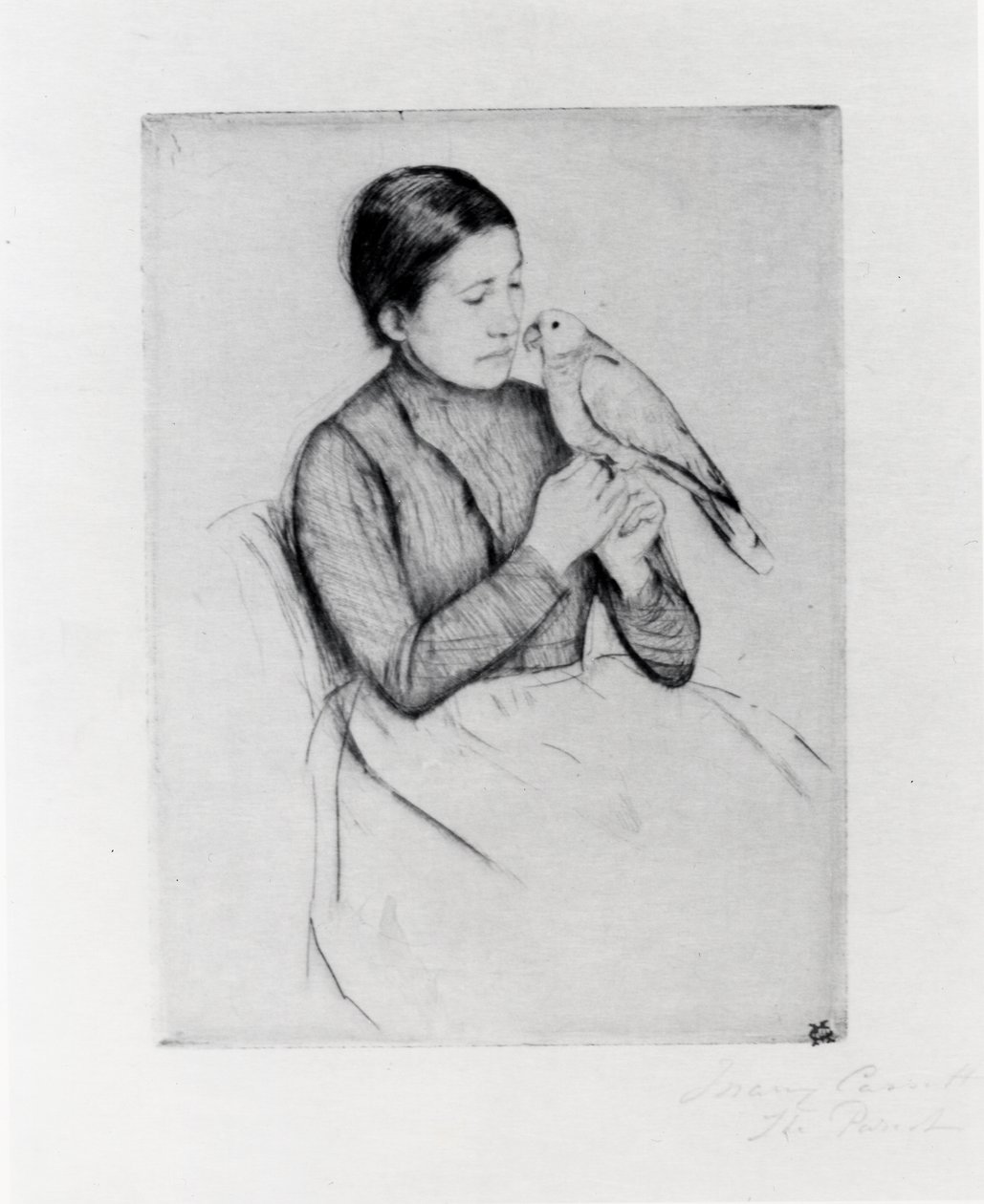 Papegøjen af Mary Stevenson Cassatt