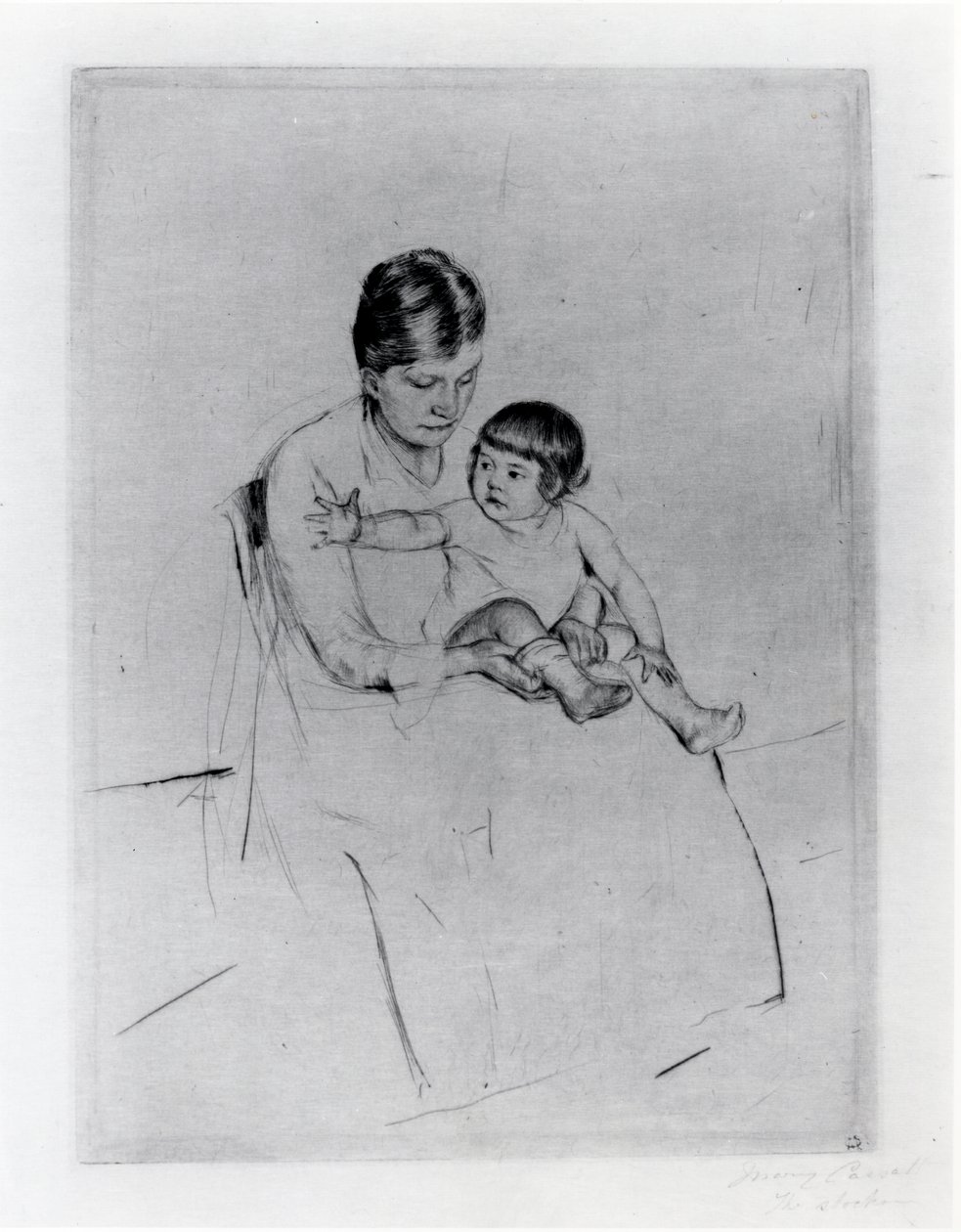 Strømpen af Mary Stevenson Cassatt