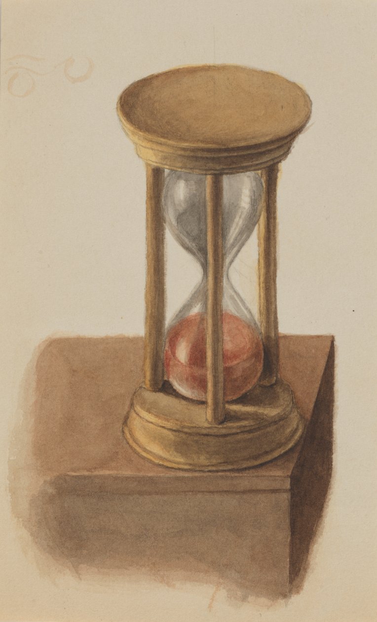 Unavngivet Timeglas, ca. 1872-1874. af Mary Vaux Walcott