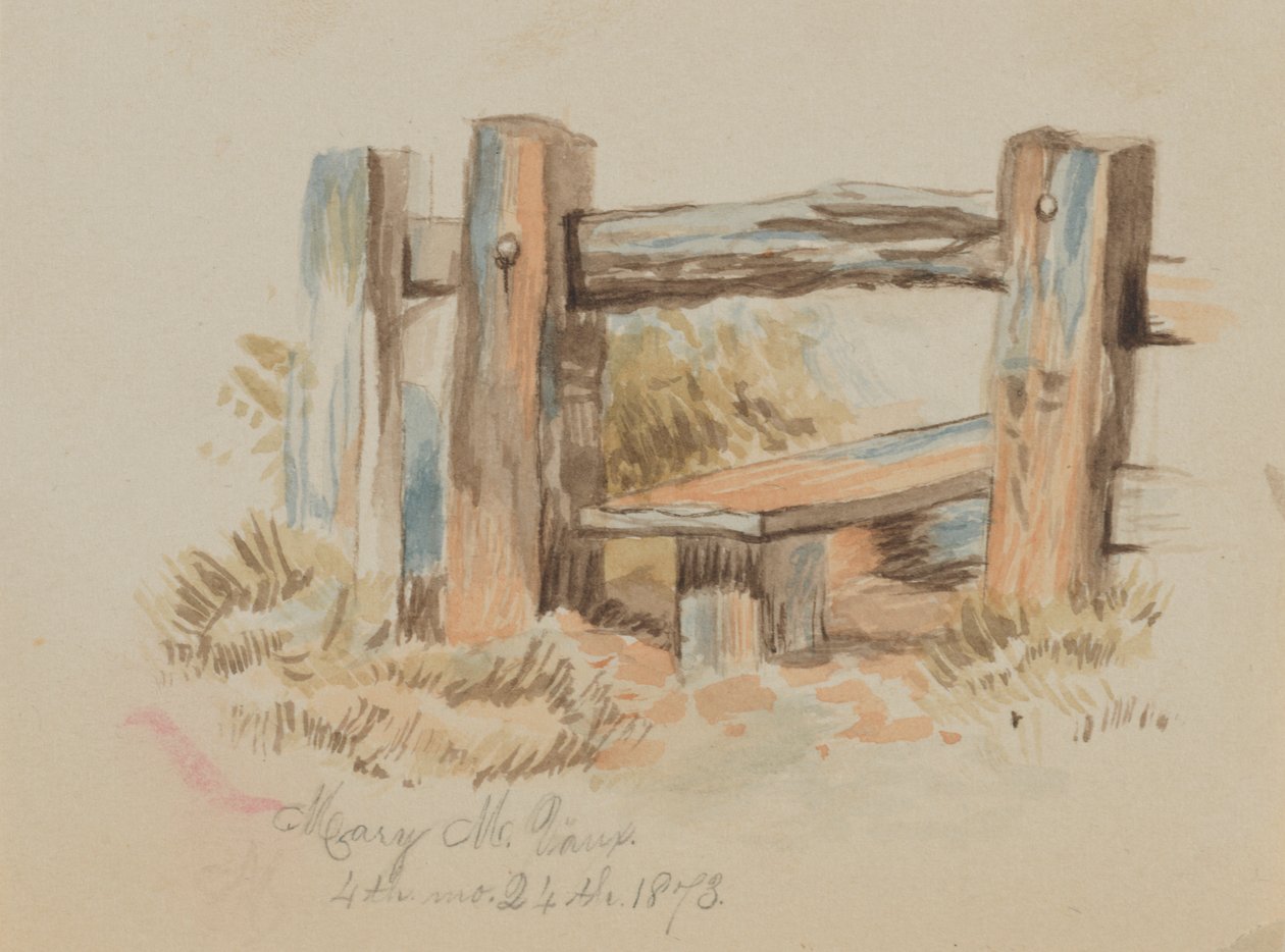 Uden titel Stile, 1873. af Mary Vaux Walcott