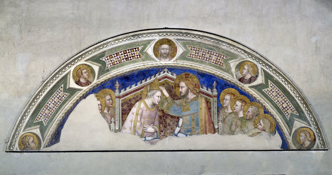 Jomfruens kroning. Maleri af Maso di Banco (aktiv mellem 1335 og 1346) af Maso di Banco
