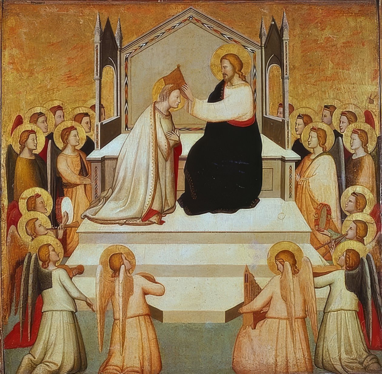 Marias kroning. 1335-40 af Maso di Banco