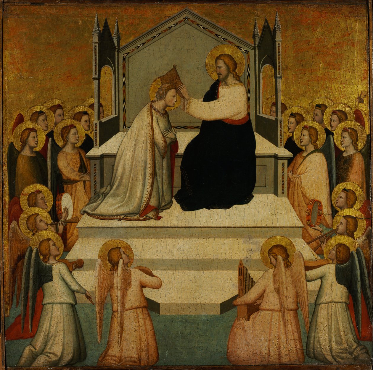 Kroningen af Jomfru Maria af Maso di Banco