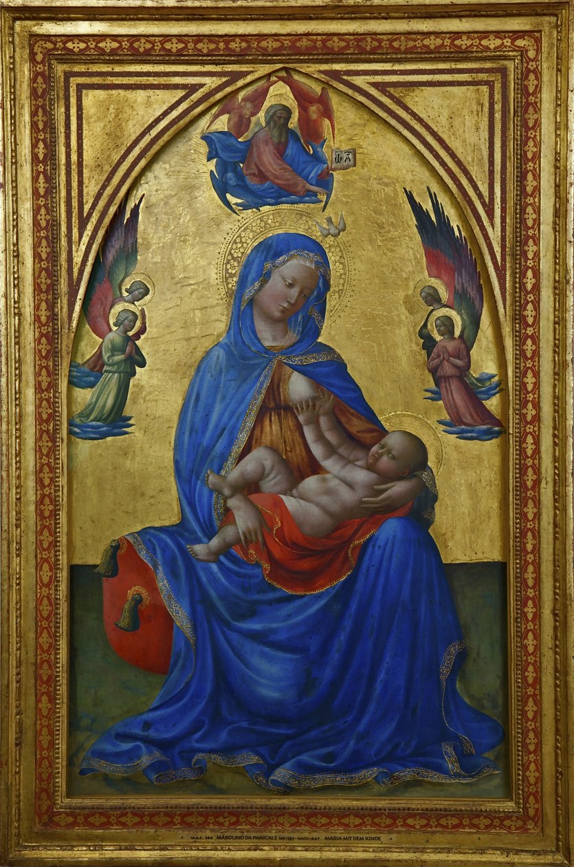 Jomfru og barn, ca 1435 af Tommaso Masolino da Panicale