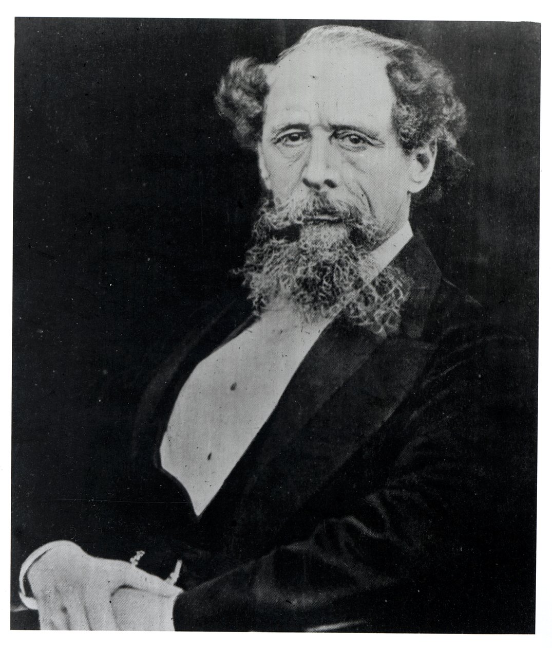 Charles Dickens (1812-70) omkring 50 år, fotograferet af Mason und Co., ca. 1862 af Mason and Co.