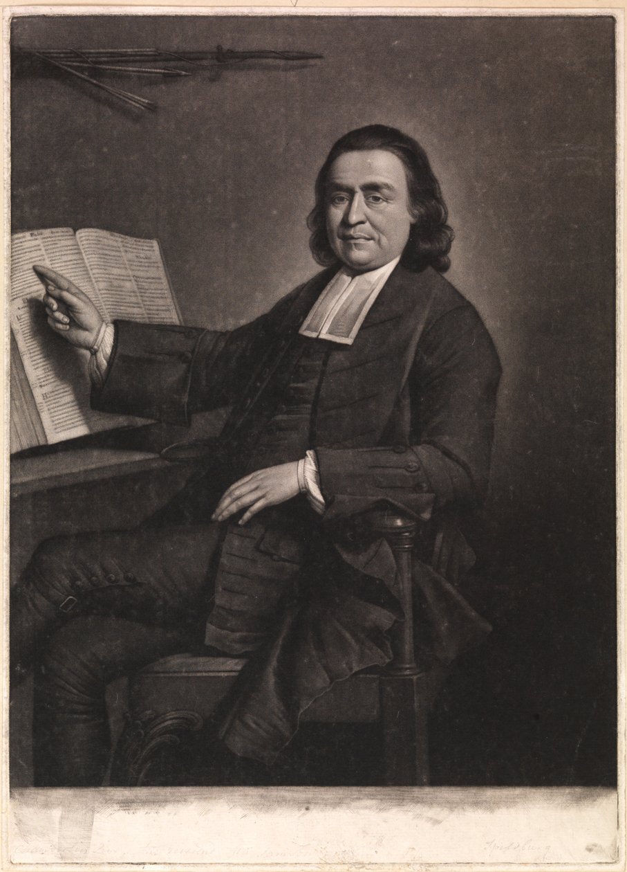 Pastor Samson Occom, graveret af Jonathan Spilsbury, 1768 (mezzotint) af Mason Chamberlin