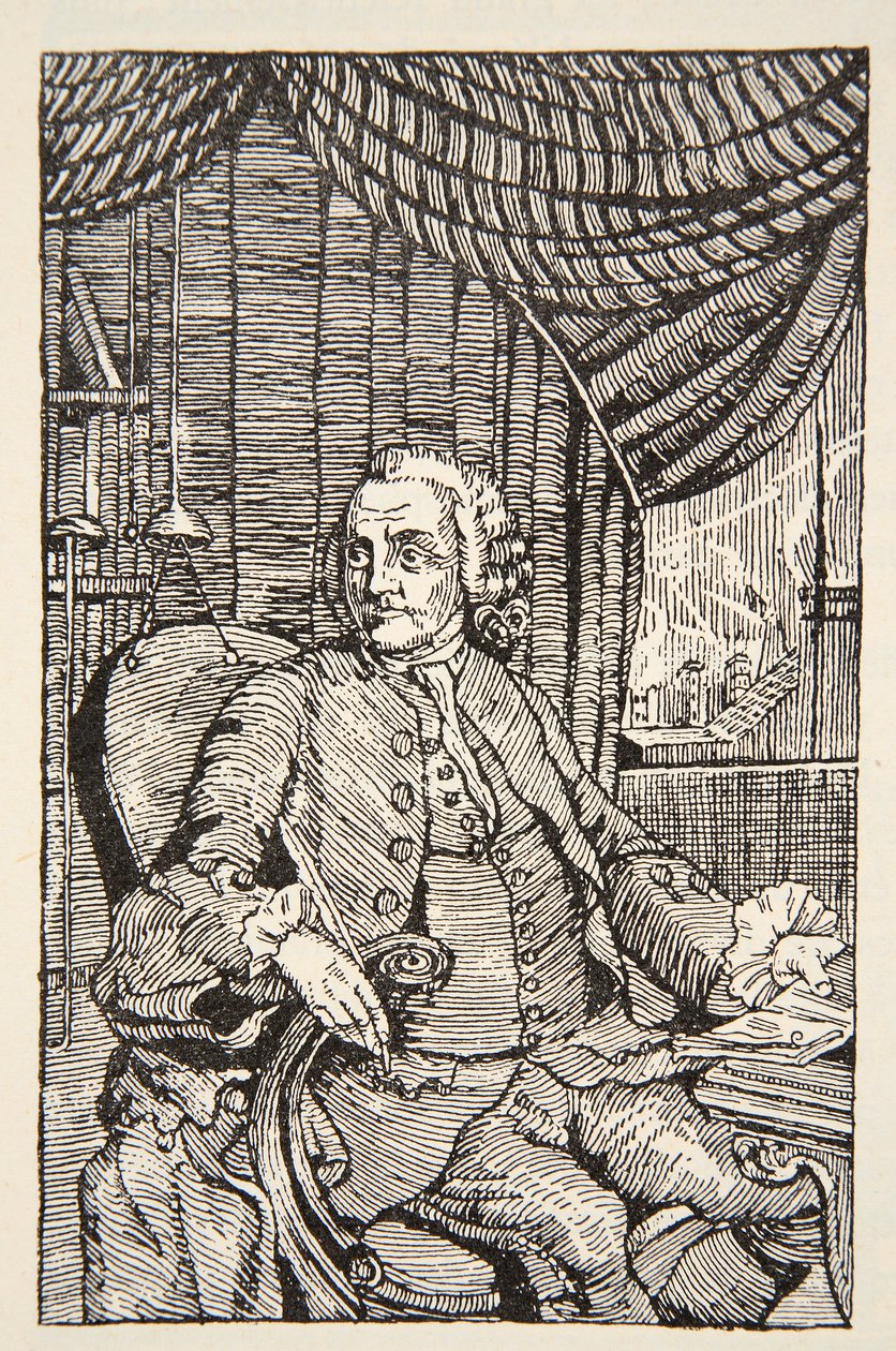 Franklin, kopi af Boris Mestchersky (d.1957) illustration fra 