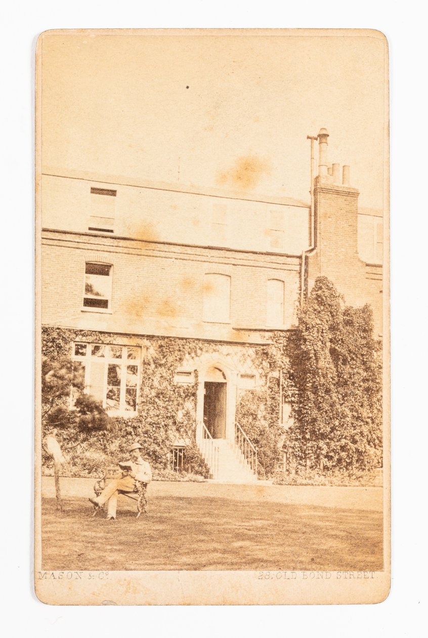 Carte de visite viser fotografi af Gad
