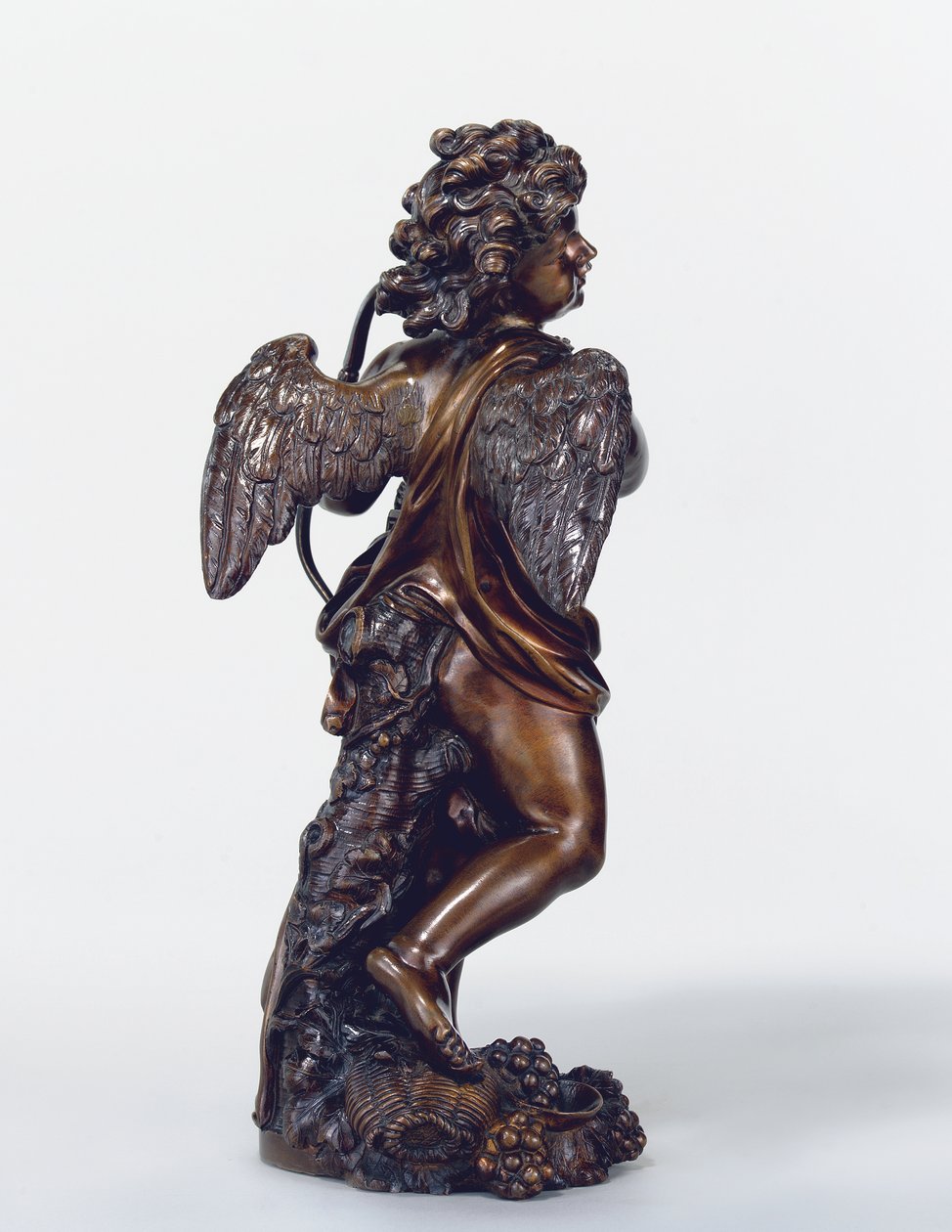 En figur af Amor, ca. 1700 (bronze) af Massimiliano Benzi Soldani