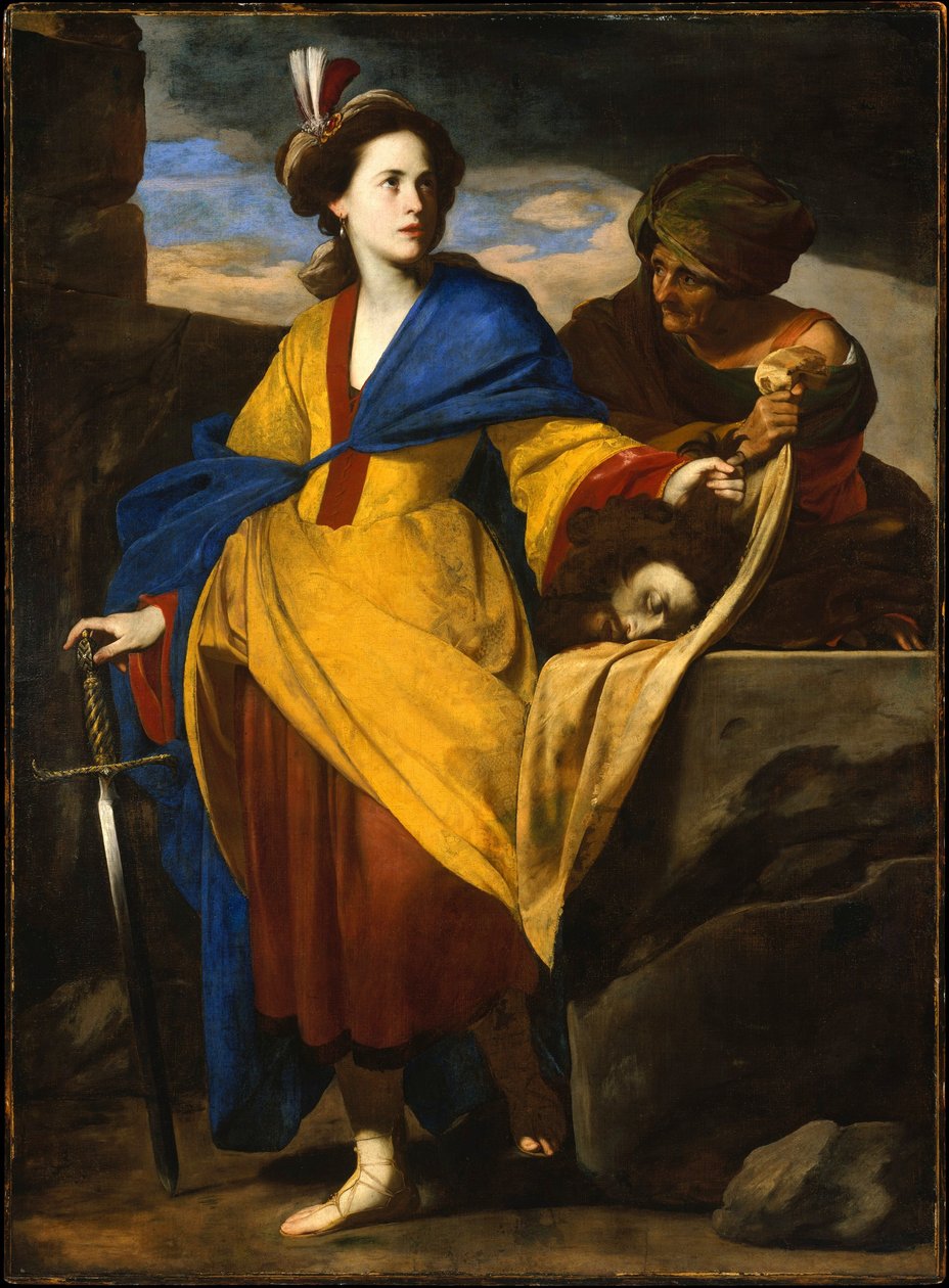 Judith med chefen for Holofernes af Massimo Stanzione