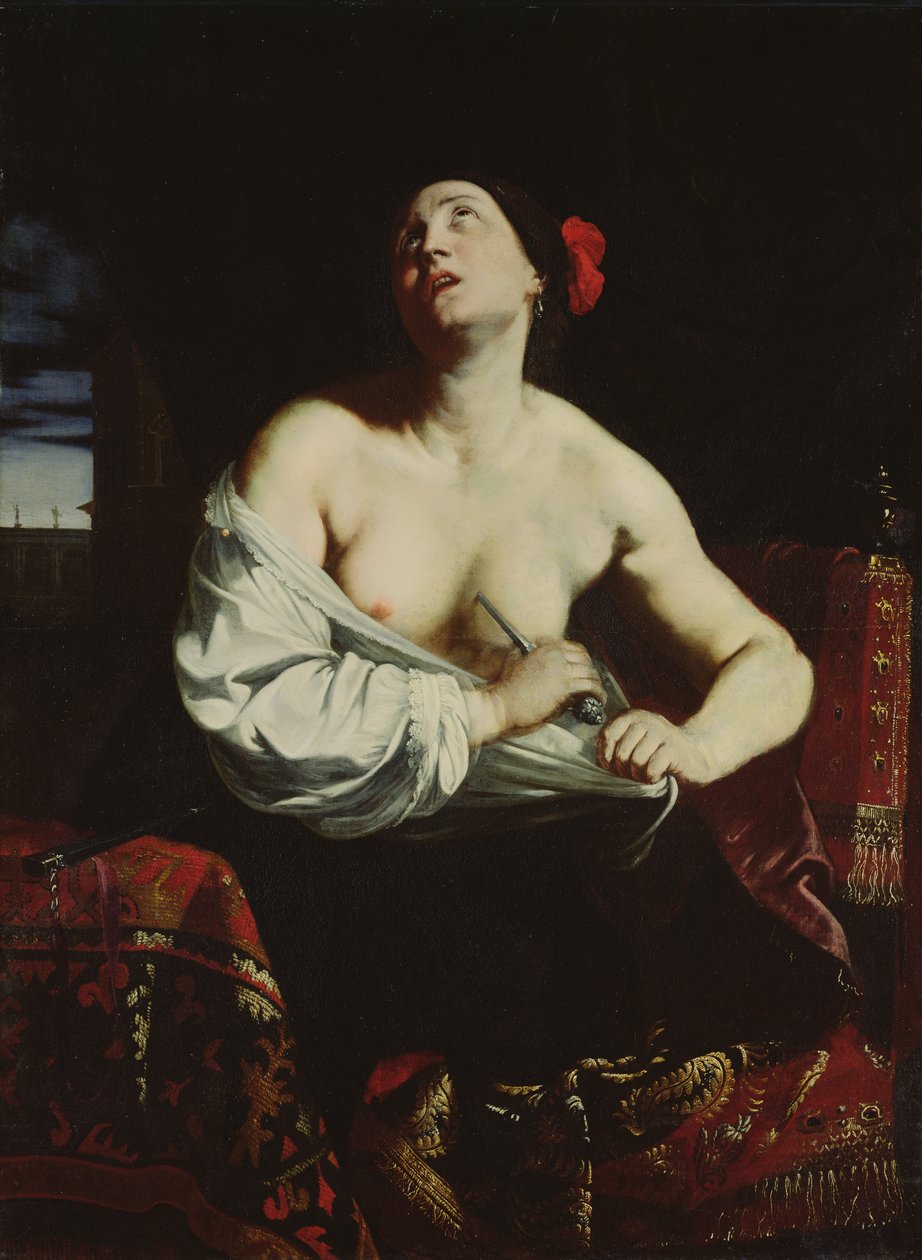 Lucretia, ca. 1640 af Massimo Stanzione