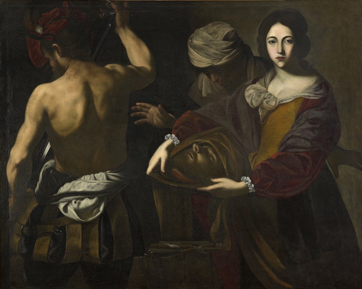 Salome med Johannes Døberens hoved, ca. 1620. af Massimo Stanzione
