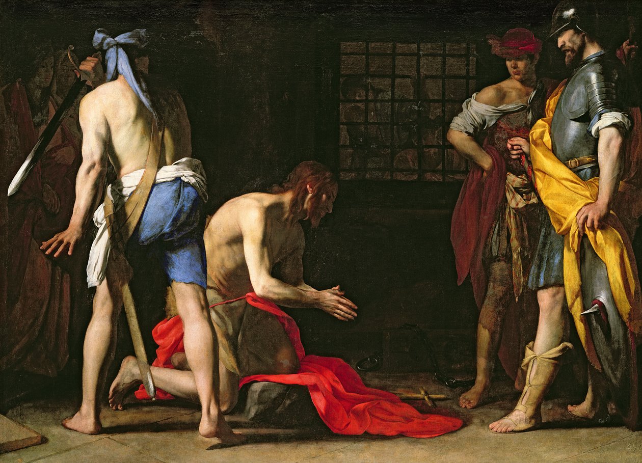 Halshugningen af Johannes Døberen, 1634 af Massimo Stanzione