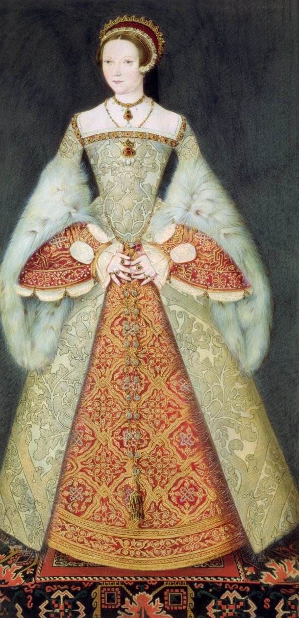 Portræt af Catherine Parr (1512-48), 1545 af Master John