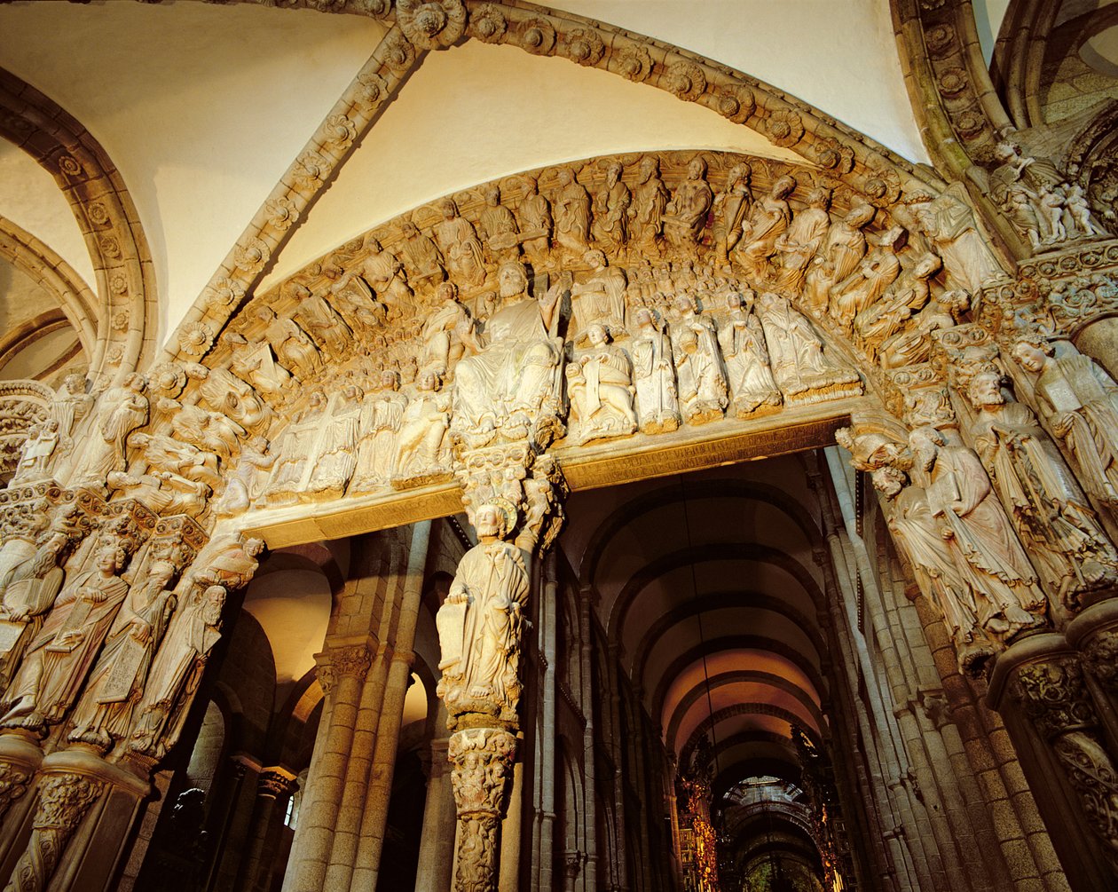 Portico de la Gloria af Master Mateo
