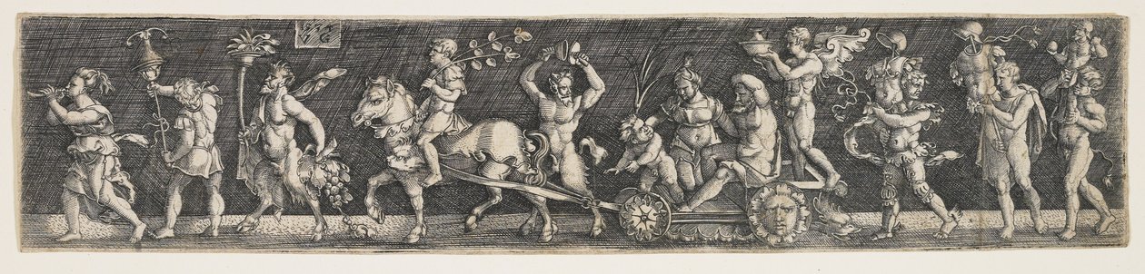 Triumf af Bacchus, 1534 af Master V. G.