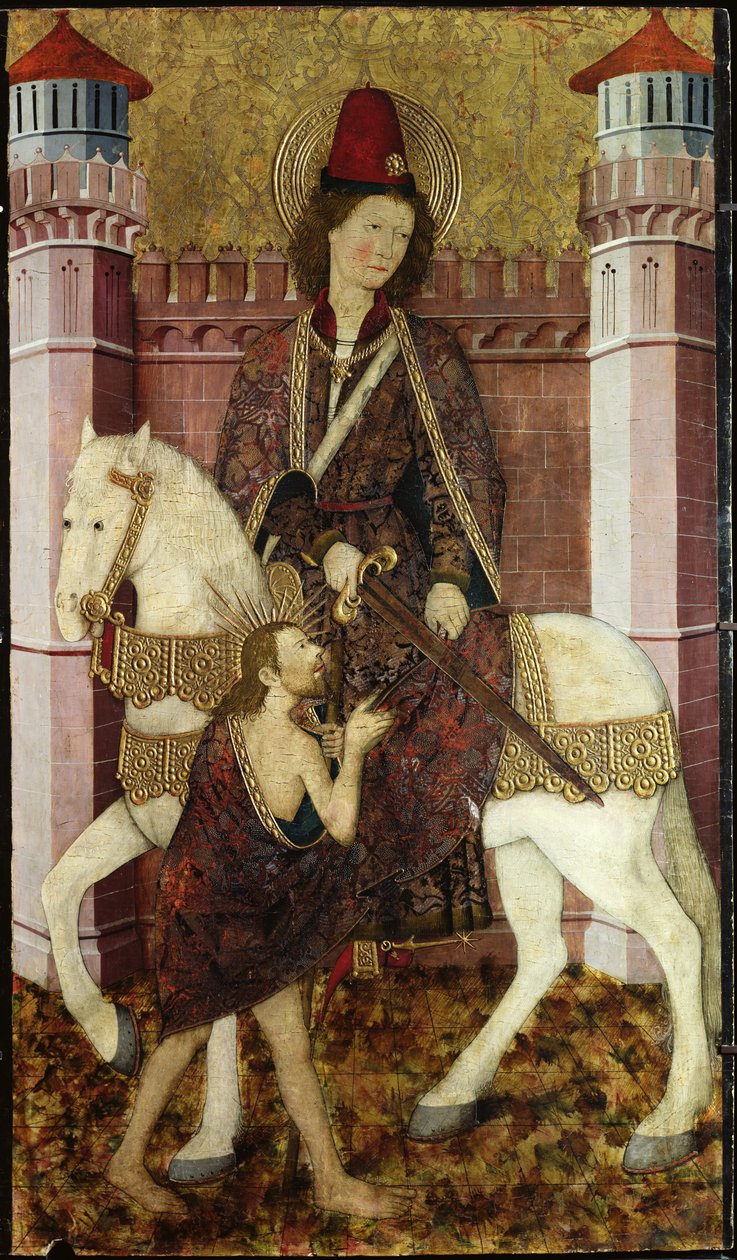 St. Martin deler sin frakke af Master of Bonnat