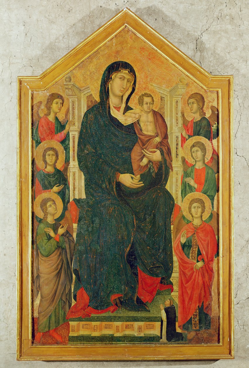 Maesta (tempera på panel) af Master of Citta di Castello