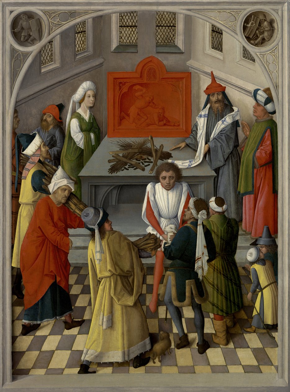 Offer af jøderne af Master of Gathering of the the Manna