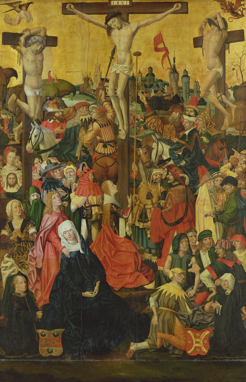The Crucifixion, ca. 1500 (se også 182371) af Hamburg Master