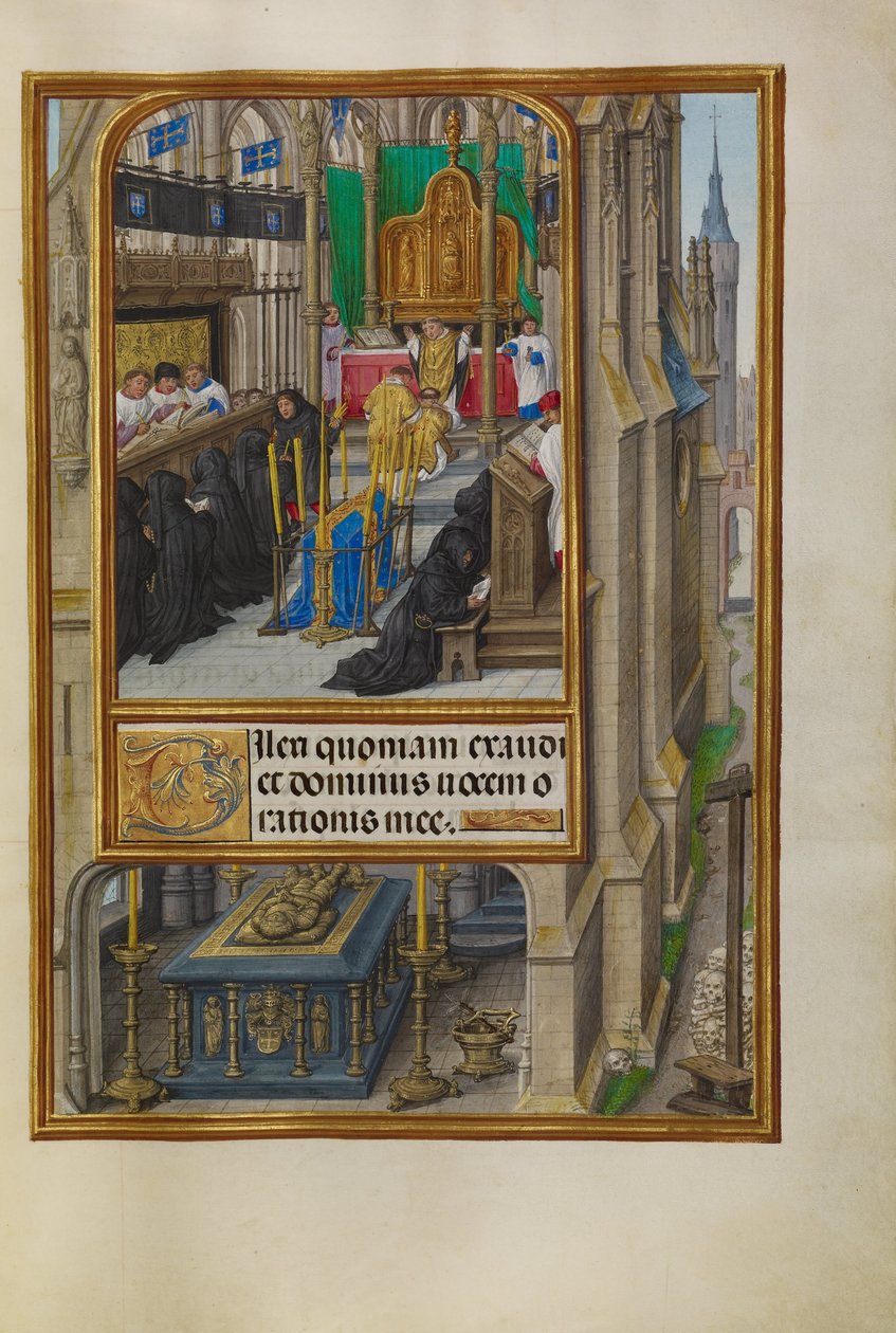 De dødes kontor af Master of James IV of Scotland