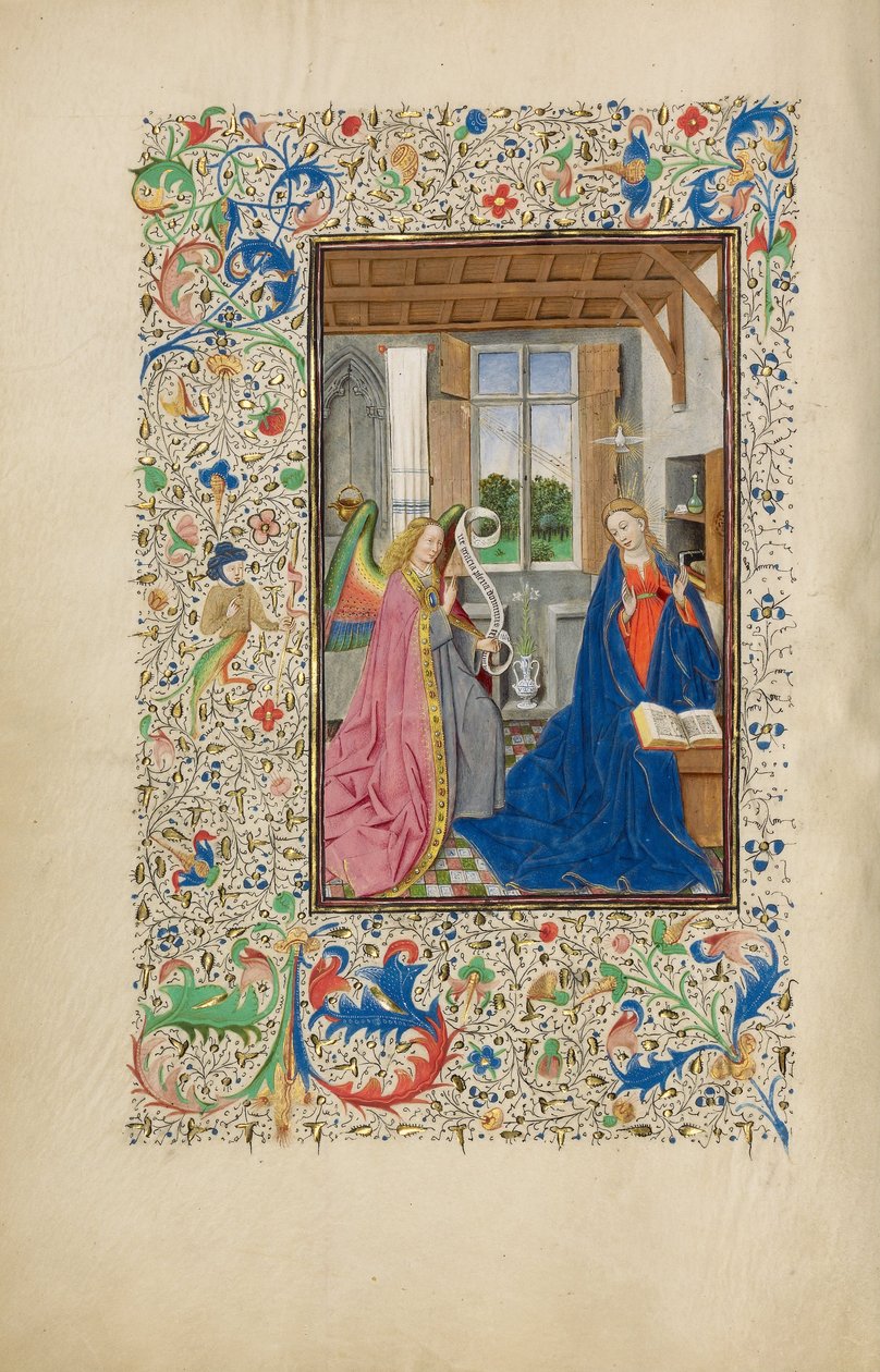 Bebudelsen af Master of Llangattock the Hours