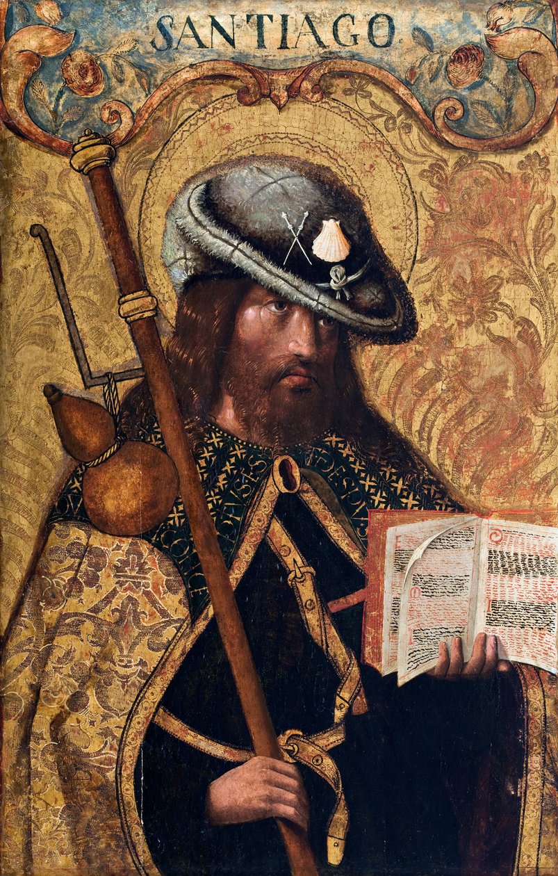 St. James Major (tempera på egetræspanel) af Master of Mambrillas