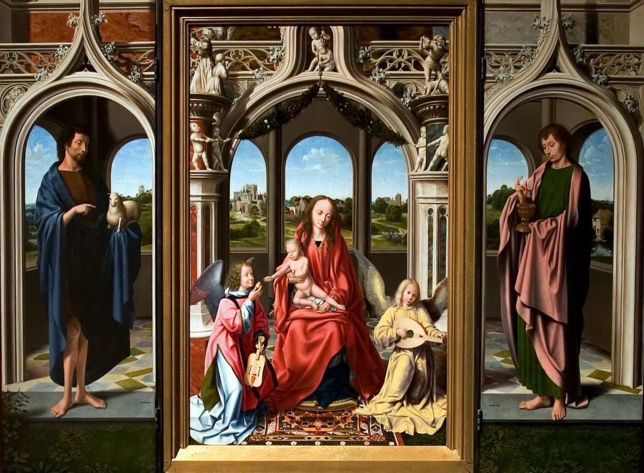 Morrison Triptykon af Master of Morrison the Triptych