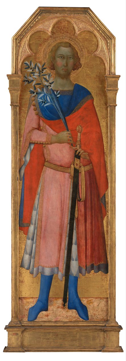 Sankt Victor af Siena af Master of Palazzo Venezia Madonna