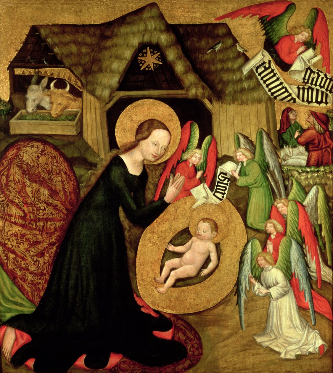 Fødsel, c.1425 af Master of Raigern