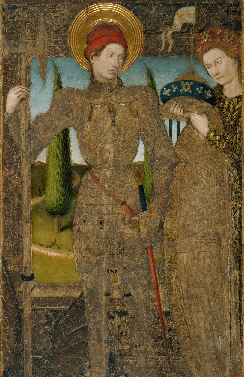 Sankt Georg og prinsessen af Master of Saint George and the Princess
