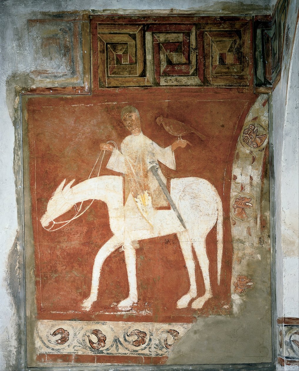 Falconer af Master of San Baudelio
