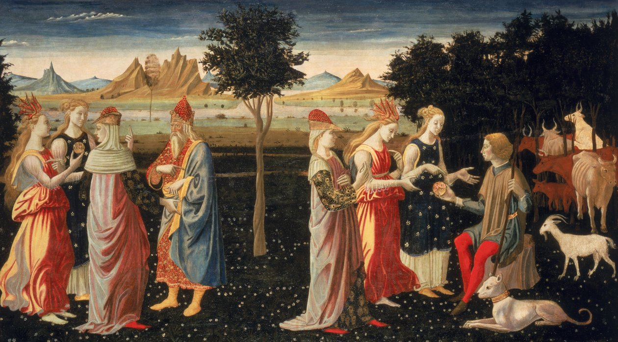 The Judgment of Paris, ca. 1480 (tempera på lærred) af Master of the Argonaut Panels Master of the Argonaut Panels