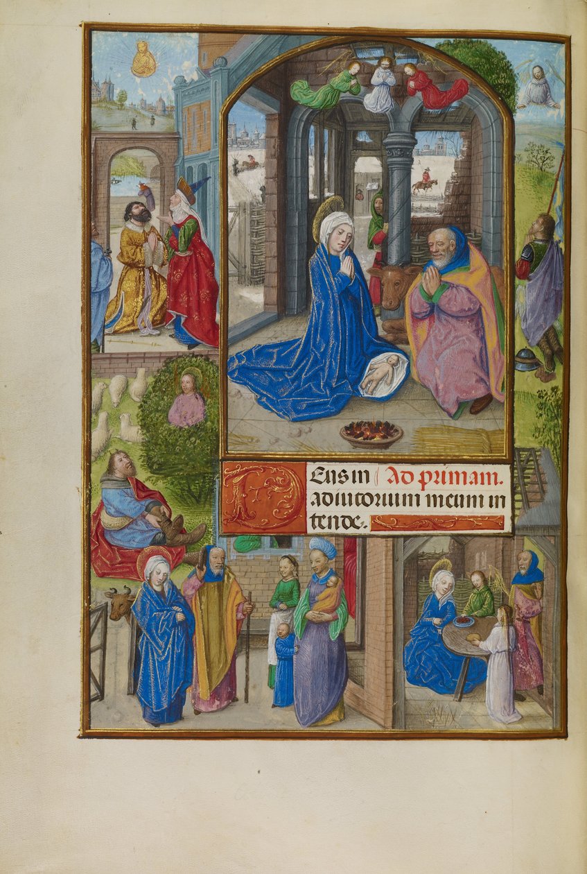 Fødselskirken af Master of the Dresden Prayer Book