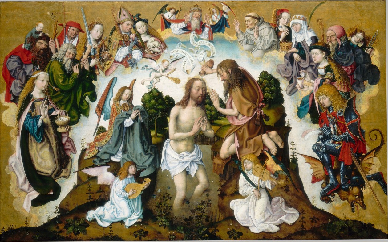 Kristi dåb af Master of the Saint Bartholomew Altarpiece