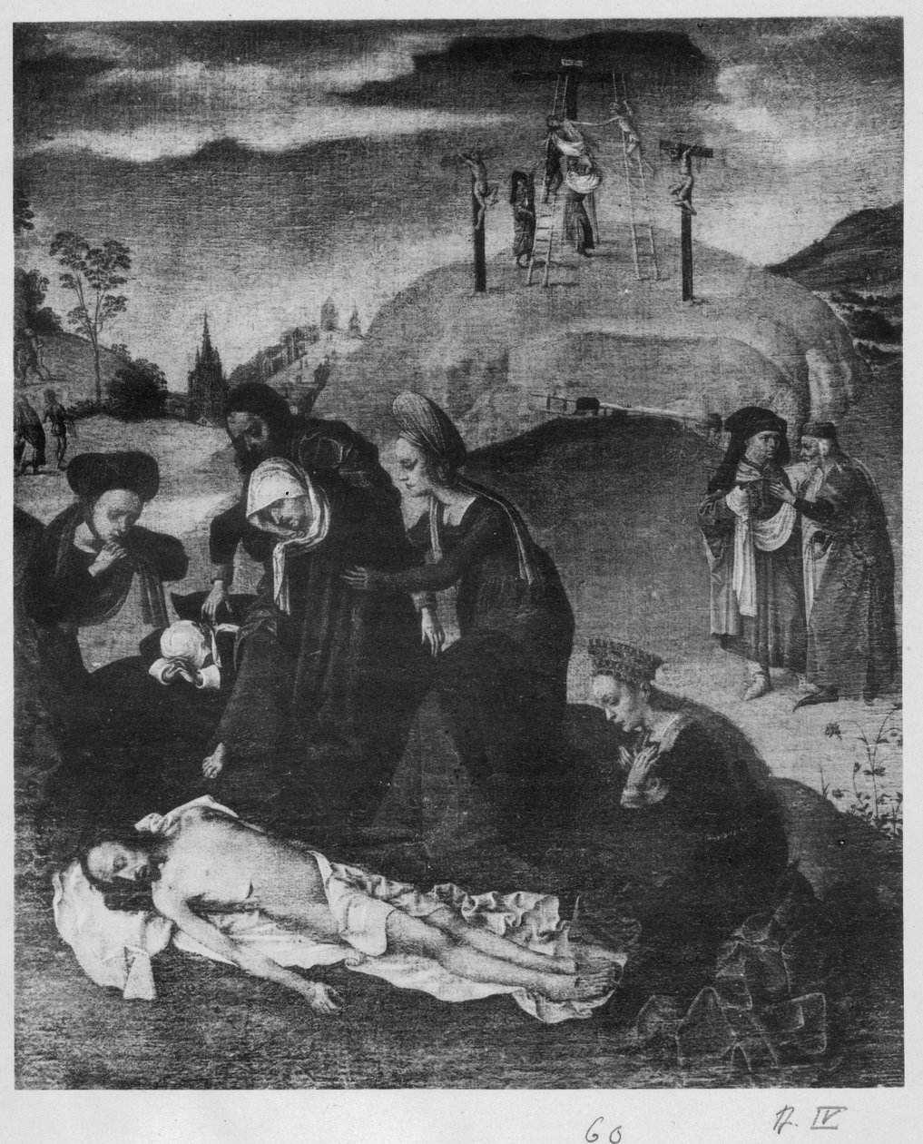 Klagesang af Master of the Virgo Inter Virgines