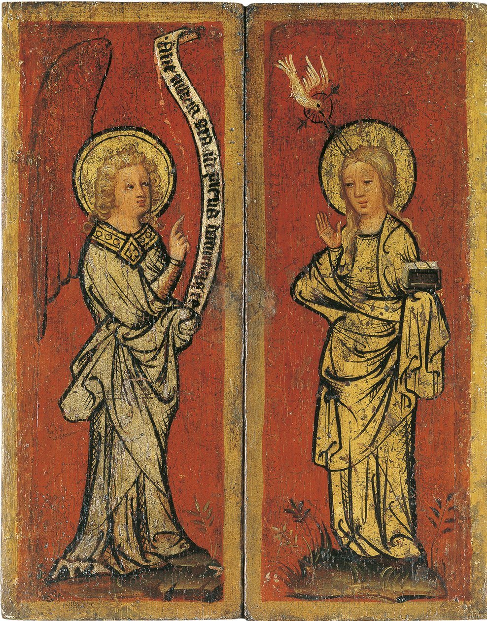 Bebudelsen. Triptykon af Det Hellige Ansigt af Master Bertram of Minden