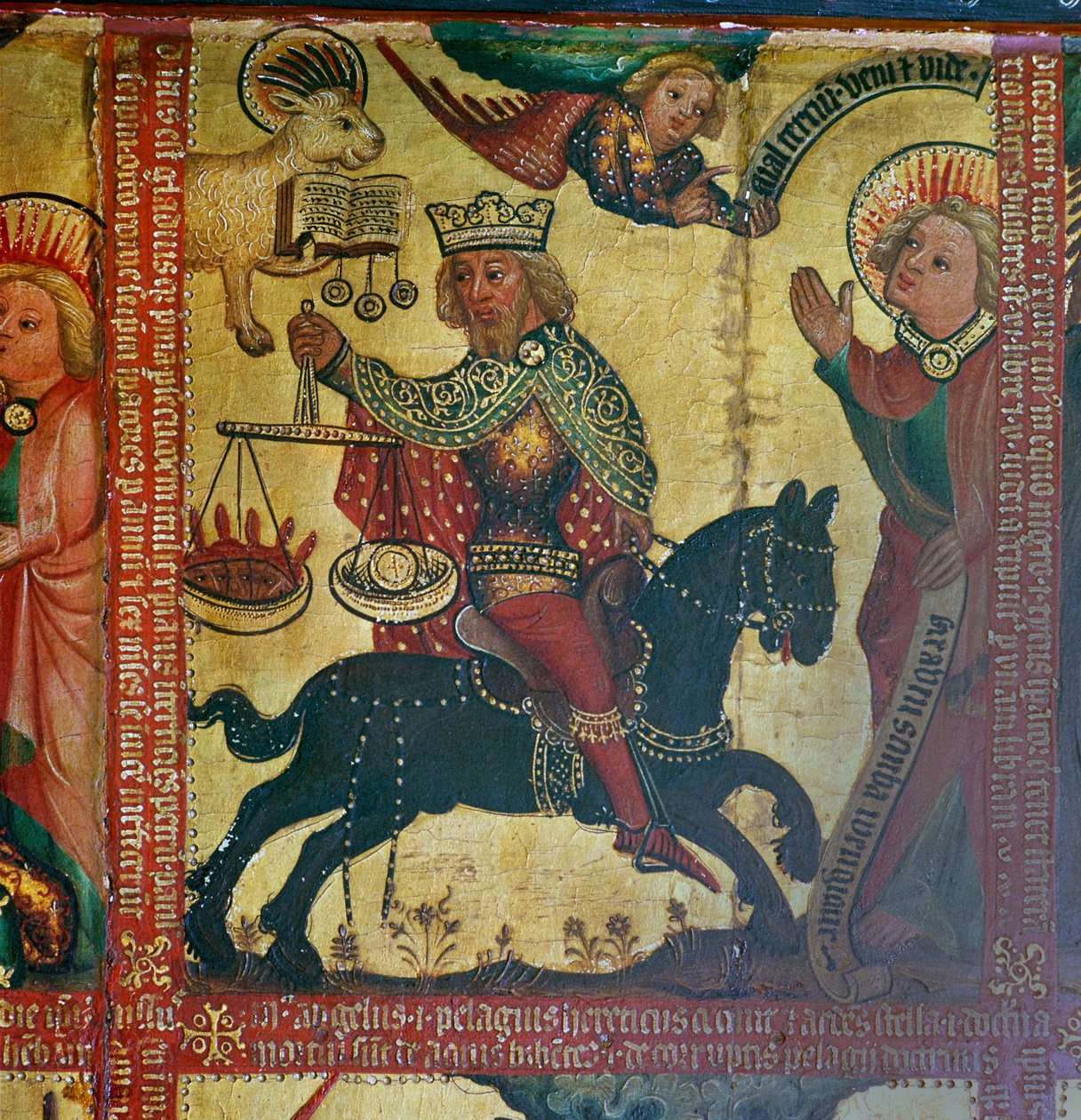 Maleri, der viser kejser Titus, 1300-tallet af Master Bertram of Hamburg
