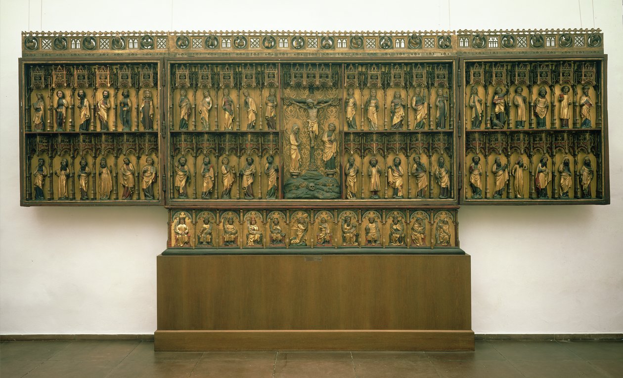 St. Peters højalter i Hamborg, Grabower-alteret, 1383 (tempera på panel) af Master Bertram of Minden