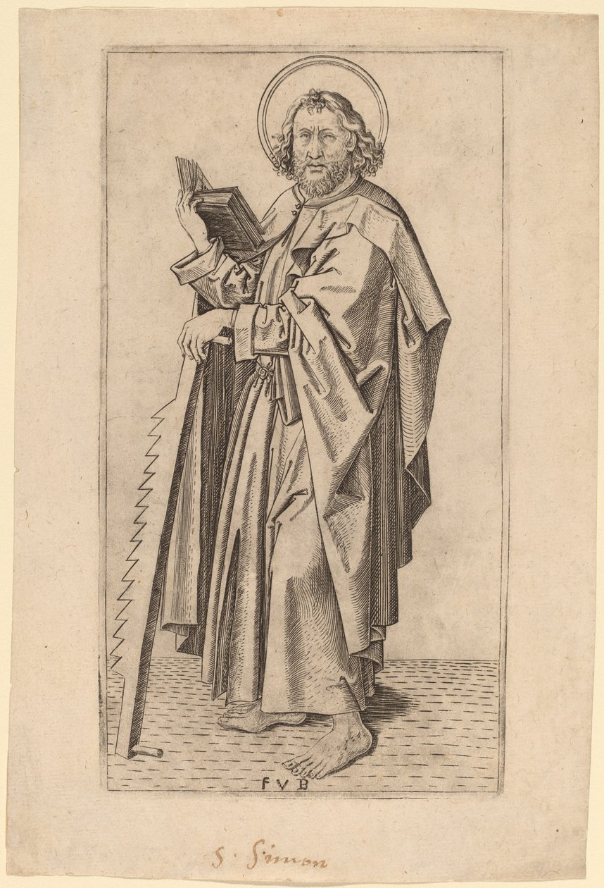 Sankt Judas Thaddeus af Master FVB