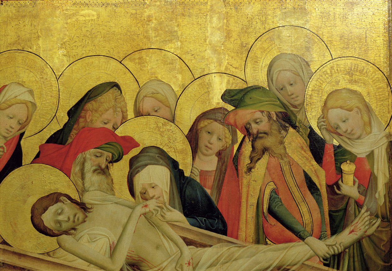 Thomas-alteret fra Johanneskirken i Hamburg, påbegyndt i 1424 (tempera og olie på panel) (detalje af 144552) af Master Francke