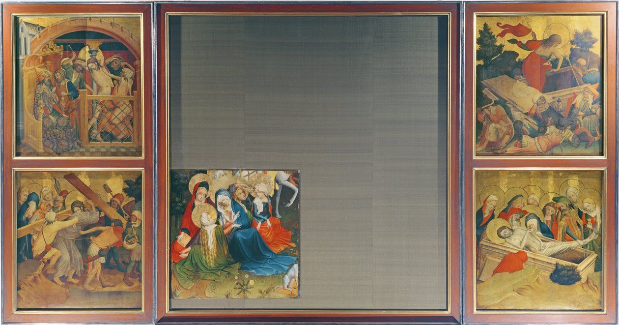 St. Thomas-alteret fra Johanneskirken, Hamborg, begyndte i 1424 (tempera og olie på panel) af Master Francke