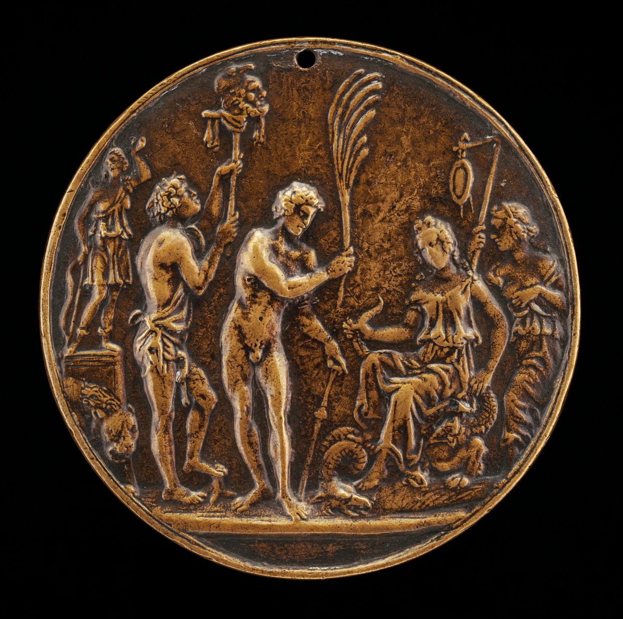 Allegorisk scene - Offer til Diana, anden halvdel af 1400-tallet. af Master IO.FF.