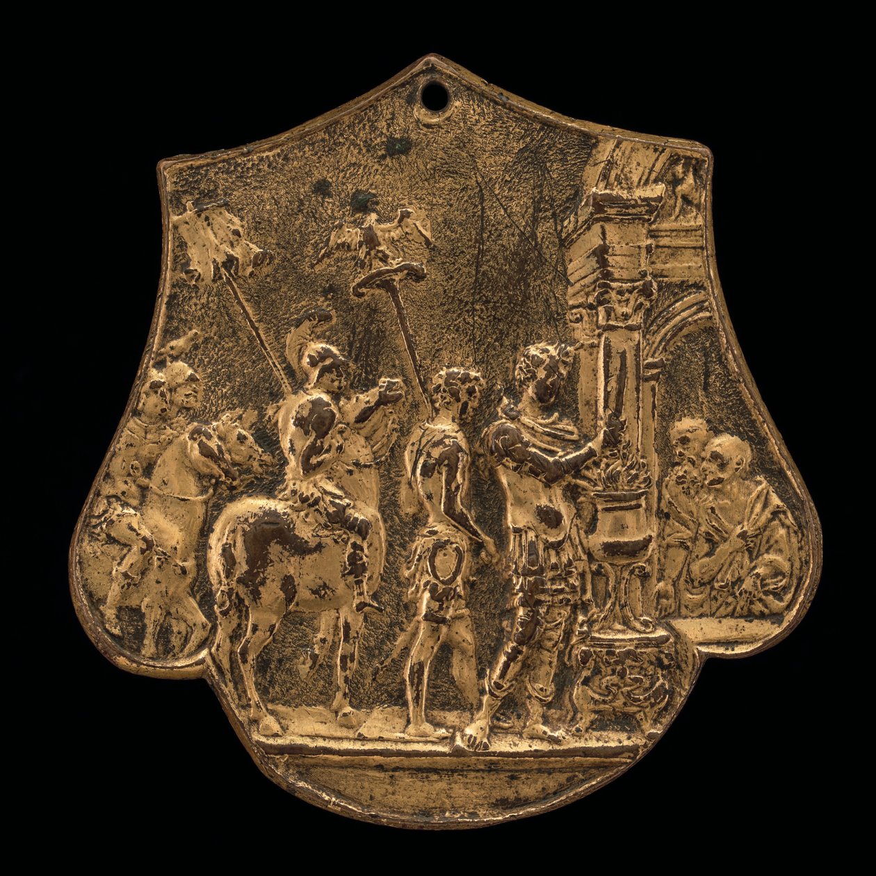Mucius Scaevola, anden halvdel af 1400-tallet. af Master IO.FF.