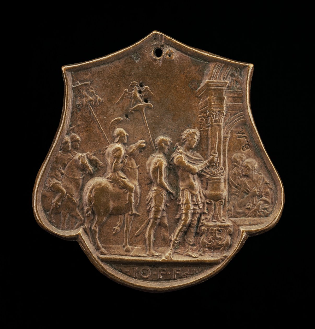 Mucius Scaevola, anden halvdel af 1400-tallet. af Master IO.FF.