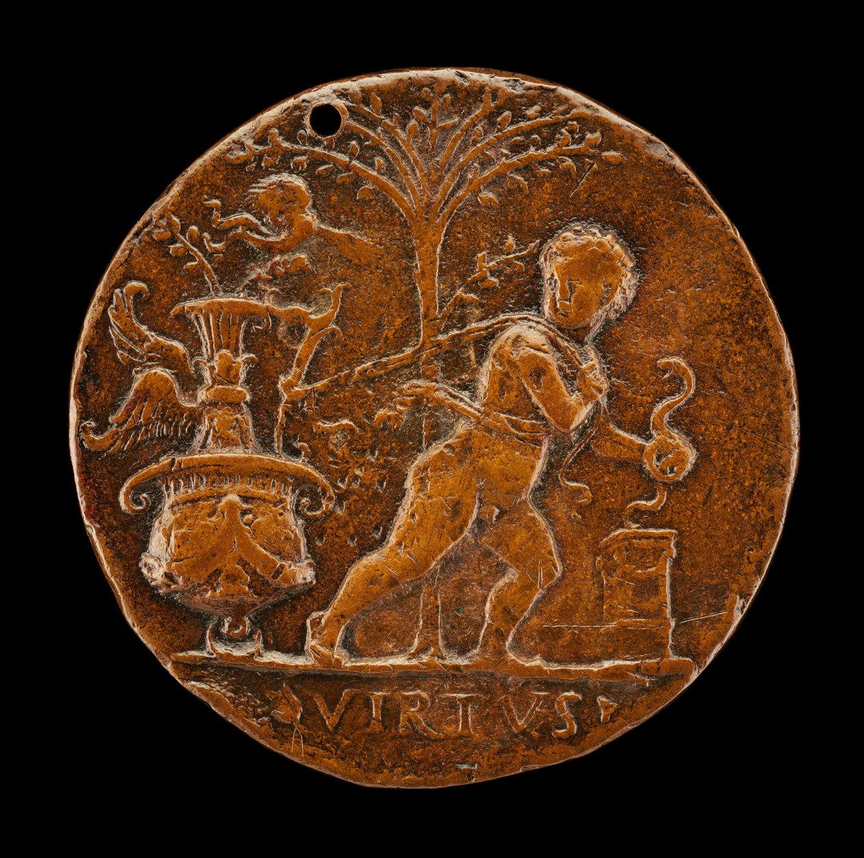Allegorisk scene [forside], 1500-tallet. af Master I.S.A.
