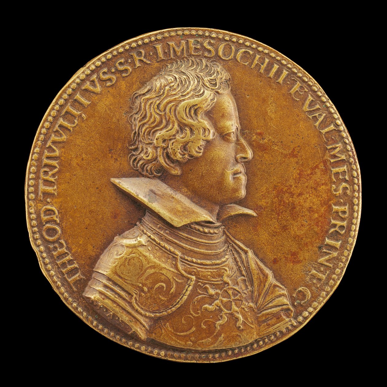 Teodoro Trivulzio, 1597-1657, Prins af Det Hellige Romerske Rige, greve af Mesocco...midten af det 17. århundrede. af Master M.A.S.